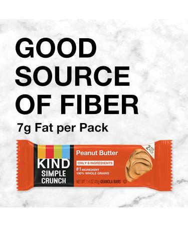 KIND Simple Crunch Bars Peanut Butter 7oz - Pack of 8 | Nutritious Snack Bars - Buy Online on GoSupps.com