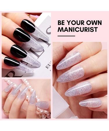 Makartt 50ML Poly Nail Gel Builder Gel in White Pink Nude Clear Rosy (Starlight) | Nail Extension Gel for Salon Design & DIY - Buy Online on GoSupps.com