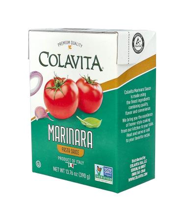 Colavita Marinara Pasta Sauce 13.76 oz Tetra Recart for Eco-Friendly Sustainable Packaging - Pack of 16 - Buy Online on GoSupps.com