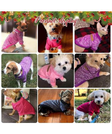 HYLYUN Small Dog Sweater - Classic Knitwear for Winter - Soft Warm Puppy Shirt - S (3-5 lbs) - Buy Online on GoSupps.com