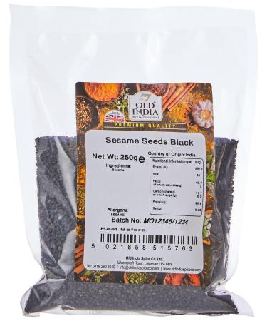Old India Sesame Seeds Black 250 g 250 g (Pack of 1)