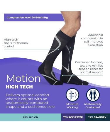 Sigvaris Men's Compression Socks Size S - Black | Buy Now for Comfort & Support | International Shipping Available - Buy Online on GoSupps.com
