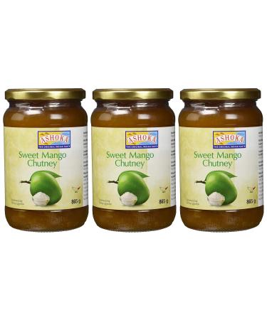 Buy Ashoka Mango Chutney Original - 3 x 865g | Authentic Indian Flavor International Shipping Available - Buy Online on GoSupps.com