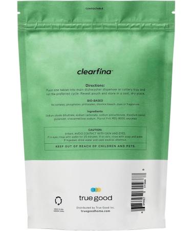 Buy CLEARFINA Unscented Dishwasher Detergent - Eco-Friendly Plastic-Free Sustainable for 40 Washes - Best International Shipping - Buy Online on GoSupps.com