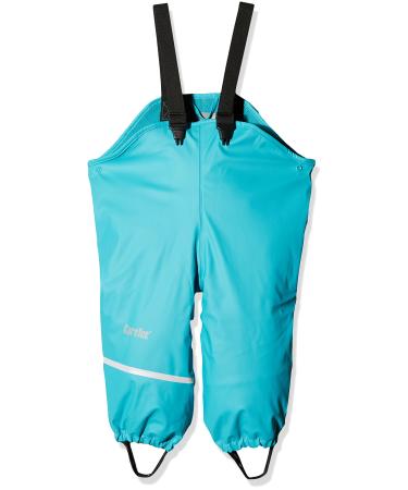 CareTec Unisex Kid's Rain Overall-Pu W. Fleece Trousers 6 Years Turquoise (968)
