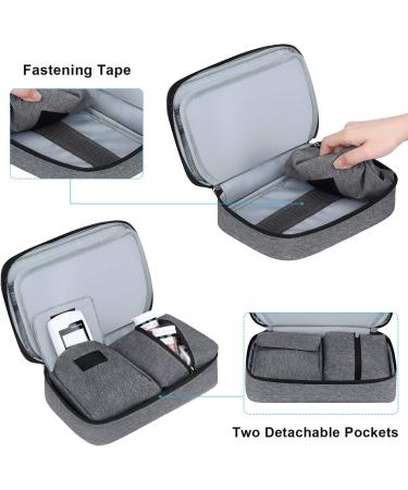 Buy Simboom Diabetic Bag for On-the-Go | Insulin & Blood Glucose Meter Pouch - Grey | Ideal Diabetic Accessories - Buy Online on GoSupps.com