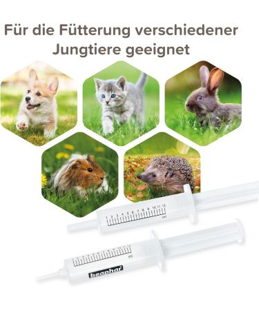 BEAPHAR Lactol Feeding Syringes - 2 Pack | Perfect for Puppies & Kittens | International Shipping - Buy Online on GoSupps.com