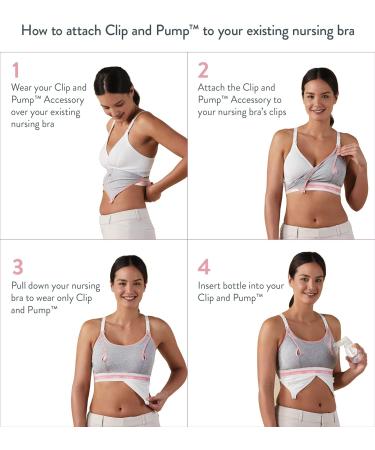 Bravado Clip and Pump Maternity Bra XL - Pink Leopard Print - Buy Online on GoSupps.com