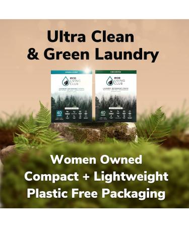 Laundry Detergent Sheets - Hypoallergenic Eco-Friendly Biodegradable & Cruelty-Free - Travel Friendly (Unscented 80 Loads - Buy Online on GoSupps.com