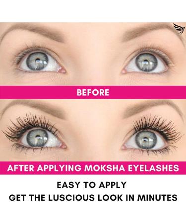 Magnetic False Eyelashes & Eyeliner Kit - 5 Pairs Natural Look, Reusable 3D Lashes with Tweezers | No Glue, Waterproof Formula - Buy Online on GoSupps.com