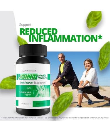 Joint Health Hero Pro - Our Best Joint & Bone Support Supplement - Turmeric - Vitamin D - Vitamin C - for Knees Hips Hands Feet Back Neck and More - Our Best Vitamin D Formula - Buy Online on GoSupps.com