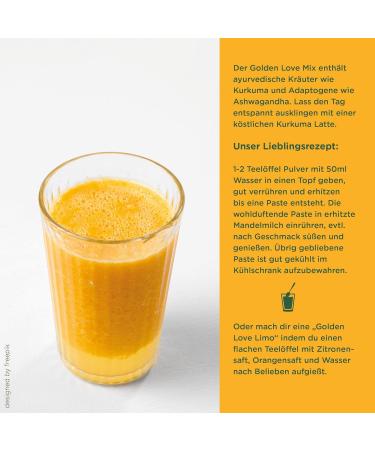 Buy Sooper Food Golden Love 250g - Bio Vegan Superfood Powder with Turmeric Ashwagandha & Ayurvedic Herbs - Natural Boost for Health - Buy Online on GoSupps.com