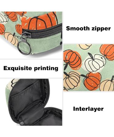 Autumn Pumpkin Menstrual Storage Bag - Portable Period Kit for Women, Teens, and Ladies - Feminine Product Pouch - Menstrual Cup and Tampon Holder - Color 6 - Buy Online on GoSupps.com