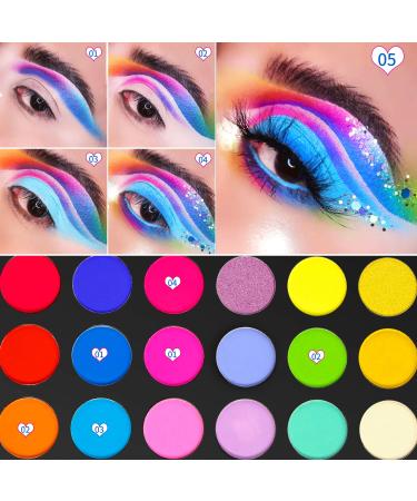 DE'LANCI 72 Colors Eyeshadow Palette - Nude Earth Tones, Matte Shimmer & Neon Glitter - Long Lasting & Blendable Rainbow Eye Shadow Palette - Buy Online on GoSupps.com