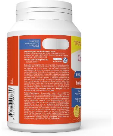 Conceive Plus Mobility Boost for Men Male Fertility Dietary Supplement Vitamin E Zinc Ginseng CoQ10 Increased Count 60 Tablets 30 Day Treatment - Buy Online on GoSupps.com