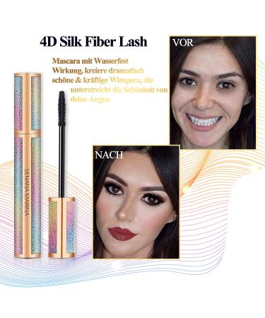 4D Silk Fiber Lash Mascara - Waterproof Black Volume & Length Extension - Buy Online on GoSupps.com