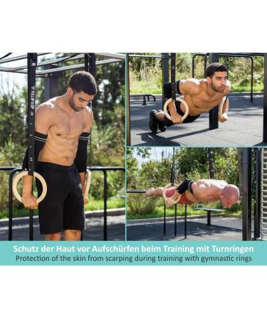 Premium Pullup & Dip Elbow Bandages for Men & Women - Non-Slip Sports Support for Fitness & Strength Training (L - 30-34 cm) - Buy Online on GoSupps.com