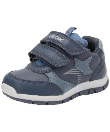 Geox Boy's B Heira Sneakers 9 UK Child Navy Avio