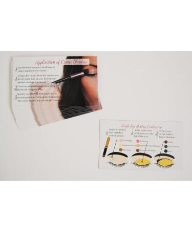 Buy ShadowSense Application Cards | 50 Pack for Perfect Creme Shadow Application | LipSense by SeneGence - Buy Online on GoSupps.com