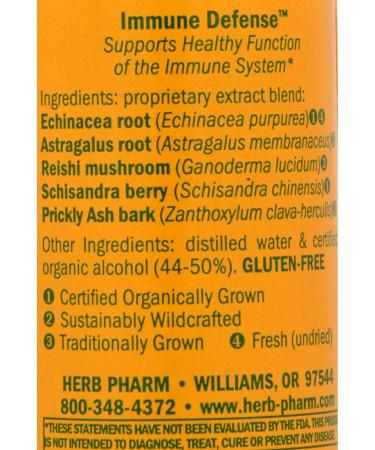 Herb Pharm Daily Immune Builder - 1 fl oz (30 ml) | Boost Your Immune System Naturally - Buy Online on GoSupps.com
