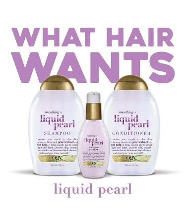 OGX Smoothing + Liquid Pearl Shampoo 13oz - Nourishing Haircare - Buy Online on GoSupps.com