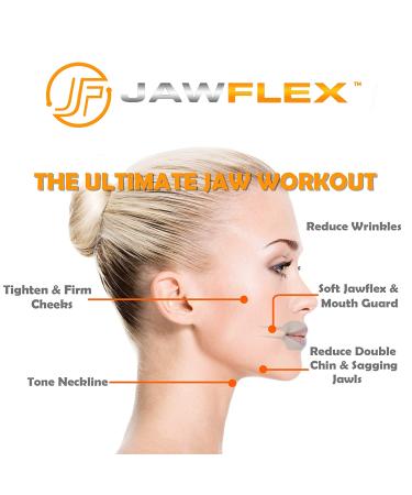 JawFlex Jawline Exerciser for Women & Men - Facial Fitness Tool for TMJ Relief, Double Chin Reduction & Facial Toning - Buy Online on GoSupps.com