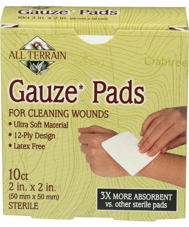 Buy All Terrain Gauze Pads 2x2 - 10 Ct | Ideal for Wound Care | Fast International Shipping - Buy Online on GoSupps.com