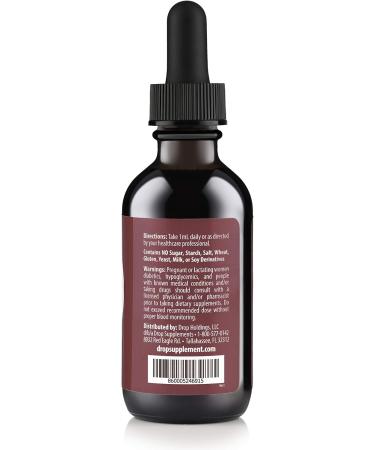 Vitamin B12 2500 mcg 2 oz Liquid Drops for Energy Production, Nervous System Health - No Artificial Preservatives, Non-GMO, Gluten Free, Vegan-Friendly - Buy Online on GoSupps.com