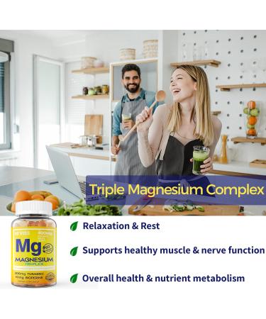 Triple Magnesium & Potassium Gummies with Ashwagandha for Muscle Relaxation, Energy & Heart Health - Buy Online on GoSupps.com