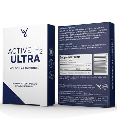 Active H2 Ultra Hydrogen Water Tablet - Boost Health  Support Immunity & Balance Antioxidants | 30 Tablets - Buy Online on GoSupps.com