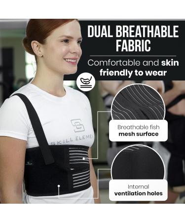 Breathable Adjustable Chest & Rib Brace for Pain Relief | Support for Bruised & Broken Ribs | Unisex Fits Up to 38 Inches - Buy Online on GoSupps.com