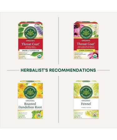 Traditional Medicinals - Organic Licorice Root Herbal Tea (Pack of 6) - Sustainably Sourced Fair Wild Licorice - 96 Tea Bags Total Tea Licorice Root 16 Count (Pack of 6) - Buy Online on GoSupps.com