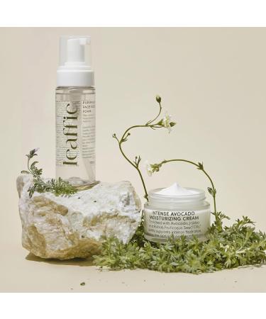 Leaffie Purifying Facial Cleansing Foam Gentle Daily Cleanser with Aloe Vera & Orange Peel Oil - Buy Online on GoSupps.com