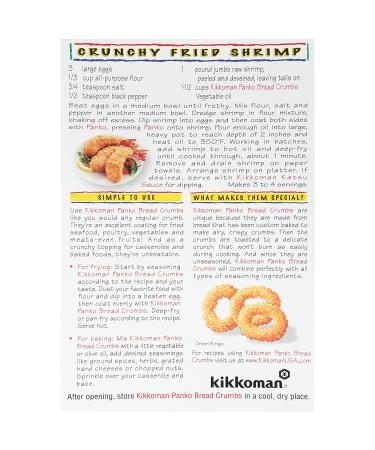 Kikkoman Panko Japanese Style Bread Crumbs 8 Oz - Authentic Crunchy Coating for Crispy Dishes - Buy Online on GoSupps.com