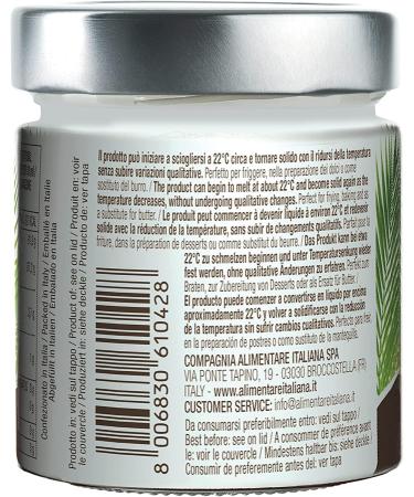  Italian Gourmet E.R. Fratelli Mantova Organic Coconut Oil 100% Natural 200 ml Glass + 400 g Box - Buy Online on GoSupps.com