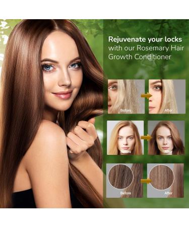 Rosemary Hair Growth Conditioner - Biotin Fortified for Thinning & Damaged Hair - 11.8 fl. oz | Moisturizing & Strengthening - Buy Online on GoSupps.com
