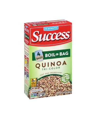 Success Boil-In-Bag Quinoa, Quick Tri-Color Quinoa, 12-Ounce Box Quick Tri-Color Quinoa 12 Ounce (Pack of 1)