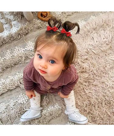 20Pcs Baby Hair Clips Bows - Fully Lined Grosgrain Ribbon Barrettes for Infants & Girls - Perfect Hair Accessories - Buy Online on GoSupps.com
