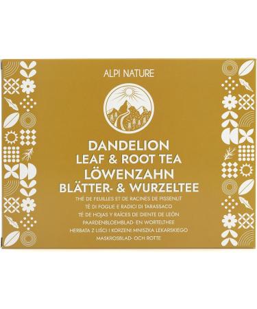  Alpi Nature Alpi Nature Dandelion Roots and Leaves Herbal Tea 120 Tea Bags 180 g Pack of 6 x 20 Sachets of 1.5 g - Buy Online on GoSupps.com