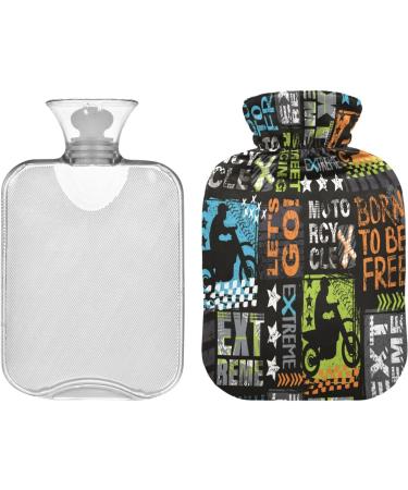 Buy Linqin 2L Reusable Hot Water Bottle - Pain Relief for All Ages | Ideal for Cold Weather & Motorcycling - Buy Online on GoSupps.com