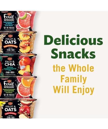 Del Monte Fruit & Chia Cup Snacks - Peaches in Strawberry Dragon Fruit - 2 Pack 7 oz - Buy Online on GoSupps.com