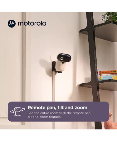 Motorola Connect PIP1510 - 5 WiFi Video Baby Monitor with Camera, Wall Mount, HD 1080p, Smart Phone Nursery App, 1000ft Range, Two-Way Audio, Remote PTZ, Room Temp, Lullabies - Buy Online on GoSupps.com