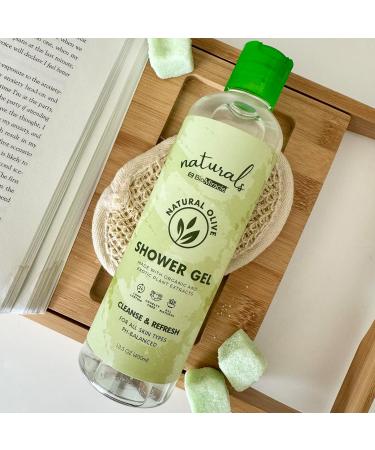 BioMiracle Organic Shower Gel with Exotic Plant Extracts - pH Balanced Natural & Paraben-Free Body Wash for All Skin Types - Olive Oil Formula for Silky Radiant Skin - 13.5 fl oz. - Buy Online on GoSupps.com