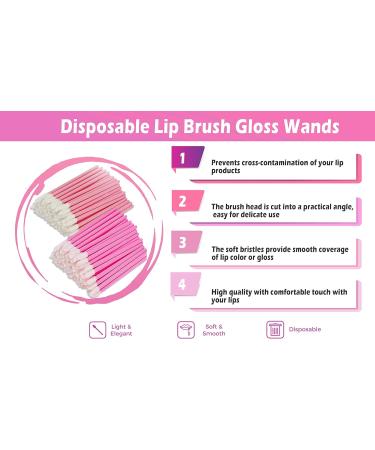 Botanique Lip Brushes 200pcs/Set - Disposable Makeup Brush Applicators for Lipstick & Gloss - Beauty Tool Kits for Girls and Women - Buy Online on GoSupps.com