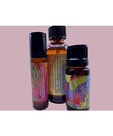 Frankie & Myrrh Patchouli Lovers Trio Bundle | Patchouli Spray Roll-on | Natural Aromatherapy Combo Pack for Relaxation Meditation and Positive Vibes - Buy Online on GoSupps.com