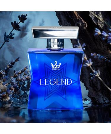 Eternal Legend EDP Inspired by Sauvage 3.4 oz (100ml) Long-lasting Vegan Clean Ingredients Cologne Spray 2000 sprays per bottle - Buy Online on GoSupps.com