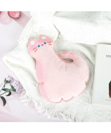 Hot Water Bottle Hot Water Bottles with Plush Cover Hot Water Bottle Cover with Soft Fleece Cover 1200ml Hot Water Bag Cat Pattern for Pain Relief Abdomen Neck Waist Back Legs Pink - Buy Online on GoSupps.com