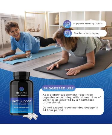 Dr Emil Nutrition Joint Aid Supplement - 60 Capsules | Support for Joint Health - Buy Online on GoSupps.com