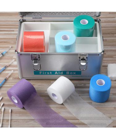 Sumind 6 Pieces Foam Underwrap Athletic Tape - Retro Colors - 2.75 x 30 Yards - Ideal for Ankles, Wrists, Hands, and Knees - Buy Online on GoSupps.com