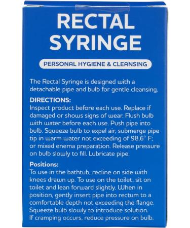 Buy Rite Aid Rectal Enema Bulb - Reusable 8 fl oz Douche for Gentle Cleansing | Fast International Shipping - Buy Online on GoSupps.com